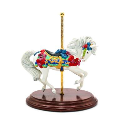 1988 Franklin Mint Carousel Horse By Lynn Lupetti