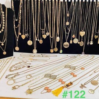 Gold Tone Necklace Lot #1