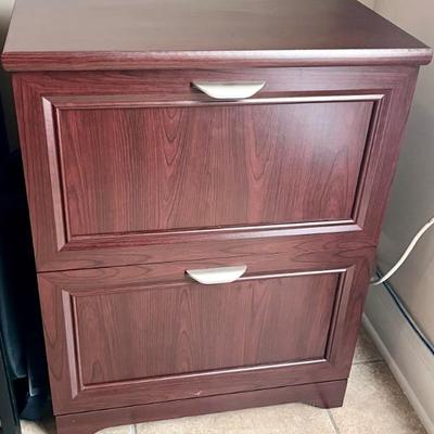 Wood file cabinet 