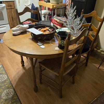 Table and chairs