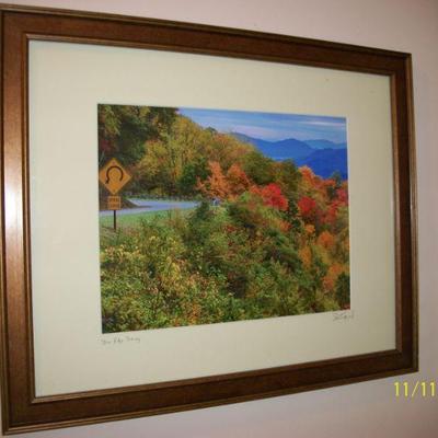 Blue Ridge Parkway Framed Print