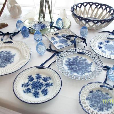 Porcelain Blue Plates