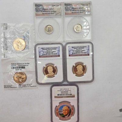 #1214 • U.S. Coins
