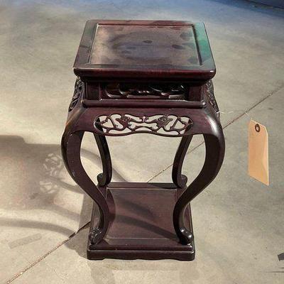 #4056 • Wooden Carved Plant/Vase Stand
