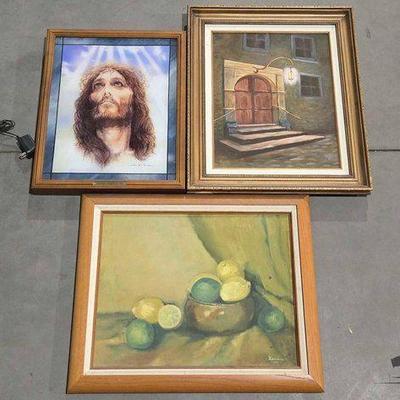 #2454 • (3) Pictures & Paintings
