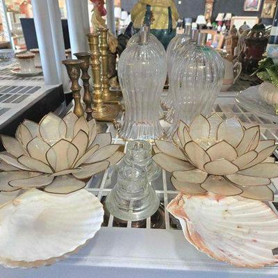 #2282 • Candle Holders & Seashells
