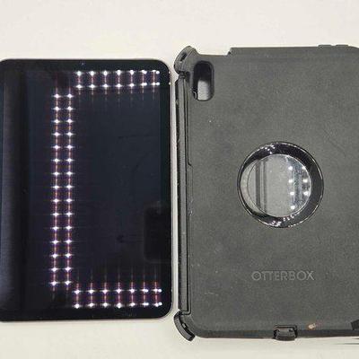 #1402 • iPad Mini (6th Generation/Space Gray/64gb/Wi-Fi) with Otter Box Case
