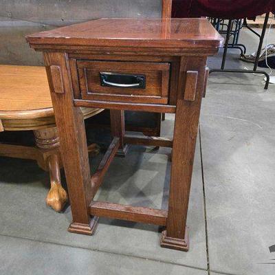 #5030 • Wood Side Table W/ Drawer
