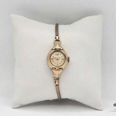 #624 • 10k Gold Filled Waltham Swiss Watch

