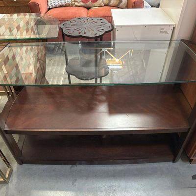 #5082 • Glass Top Entertainment Center

