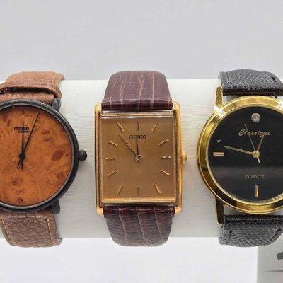 #724 • (3) Wrist Watches
