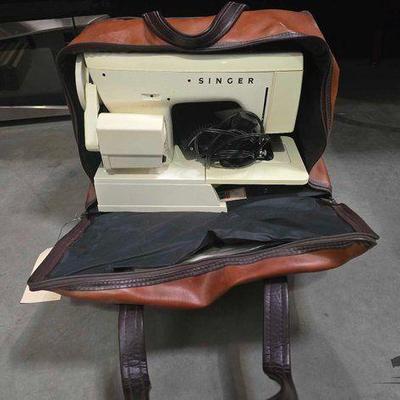 #7048 • Singer Merritt 1872 Sewing Machine with Leather Case
