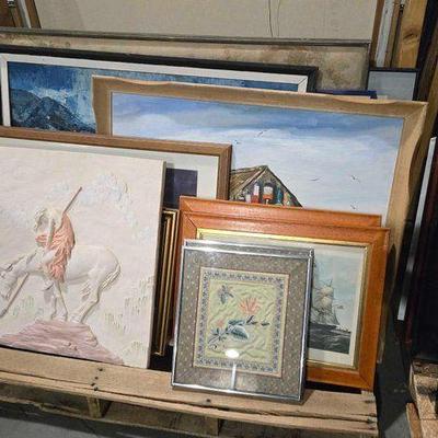 #6009 • (13) Framed Photos & Art
