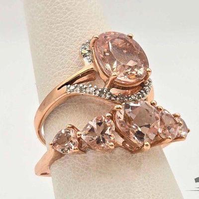 #406 • (2) 10K Rose Gold Rings, 4.87g
