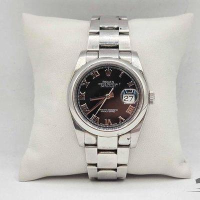 #604 • AUTHENTICATED!!! Rolex Oyster Perpetual Datejust Watch
