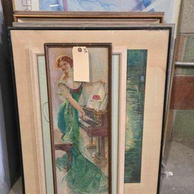 #6056 • (8) Framed Wall Arts
