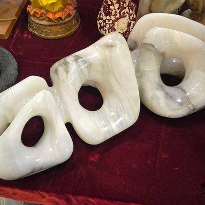 #2020 • Edward Meyrowitz Marble Abstract Sculpture
