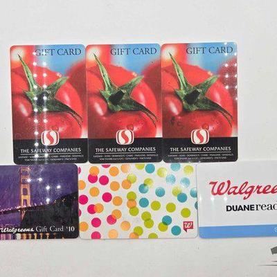 #1440 • (6) Gift Cards
