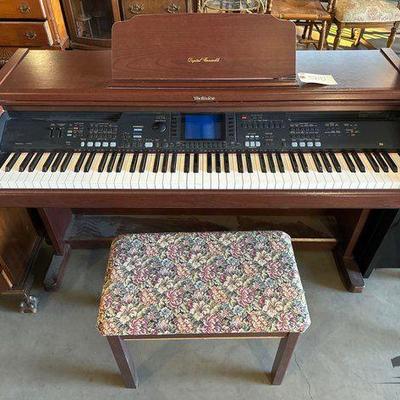 #5210 • Technics Digital Ensemble Piano, Piano Chair & Piano Music Books
