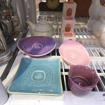 #2344 • Ceramic Teapot, Tea Light Holders & More
