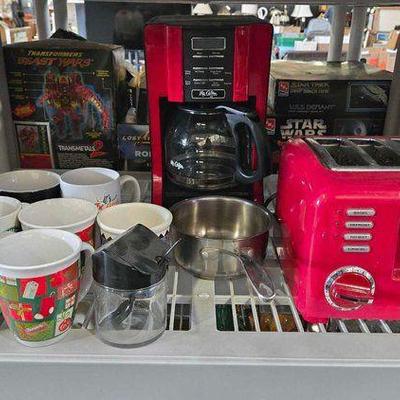 #2258 • Mugs, Coffee Maker & More
