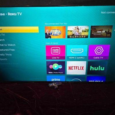 #7025 • Hisense 58" Roku TV
