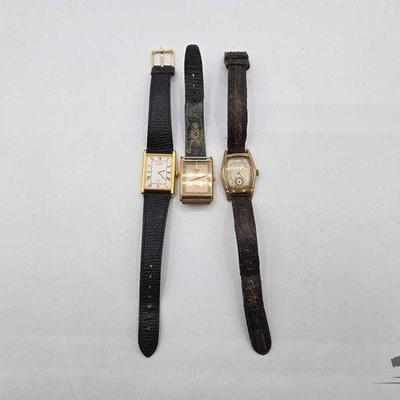 #720 • (3) Wrist Watches
