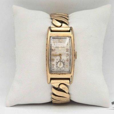 #626 • 10k Gold Filled Bulova Watch
