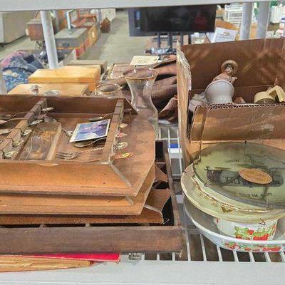#2238 • Spoon Collection & Holder, Porcelain Dolls & More
