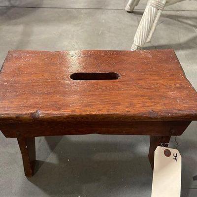 #4070 • Wooden Stool
