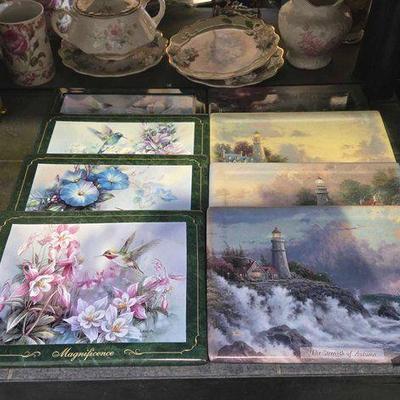 #2160 • (8) Ceramic Art Hanging Plaques
