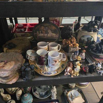 #2174 • Dog Figures, Mugs, Cookie Jar & More
