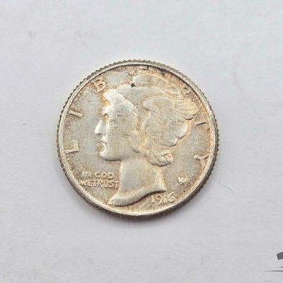 #1117 • 1916 & 1942 Double Face Error Mercury Dime

