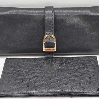 #1412 • Gucci Jewelry Roll Travel Case & Ted Lapidus Wallet
