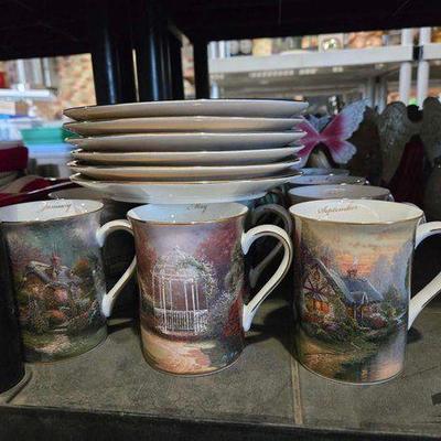 #2112 • The Bradford Exchange Plates & Cups Sets
