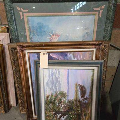 #6052 • (6) Framed Wall Arts

