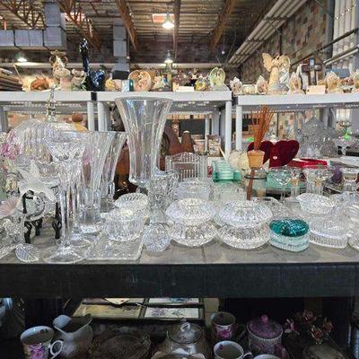 #2120 • Vases, Candle Holders, Lamp & More
