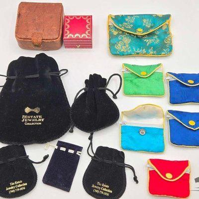 #1424 • (13) Jewlery Pouches & Boxes
