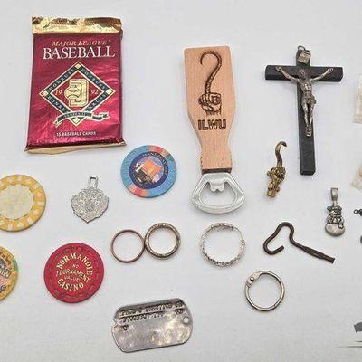 #1430 • Baseball Cards, Bottle Opener & More
