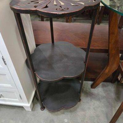 #5076 • 3 Tier Metal Table

