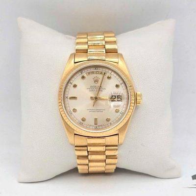 #600 • AUTHENTICATED!!! Rolex Oyster Perpetual Day-Date Watch
