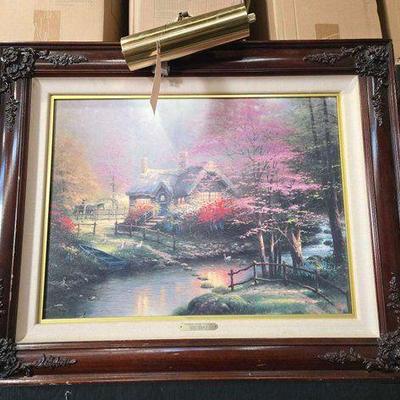 #6002 • "Stepping Stone Cottage Sweetheart Hideaways II" by Thomas Kinkade
