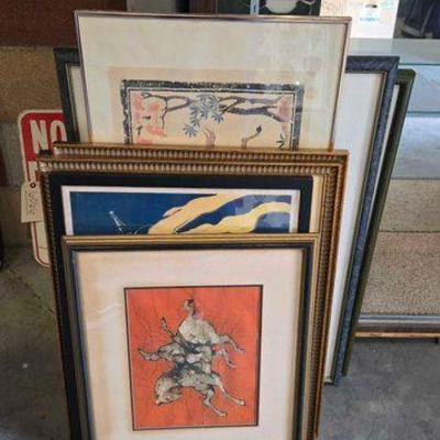 #6068 • (7) Framed Wall Arts
