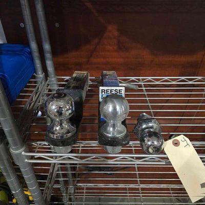 #3254 • (2) Tow Hitch Starter Kits and (3) Tow Balls
