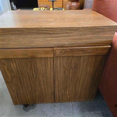 #5060 • Sewing Machine Table W/ Machine

