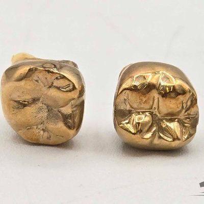 #414 • (2) Gold Tooth Crowns, 6.22g
