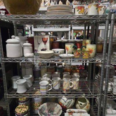 #2128 • Cermaic Mixing Bowls, Dinnerware Set & More
