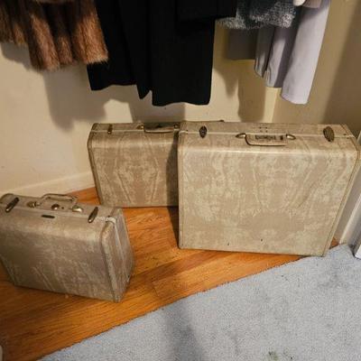 Vintage Samsonite suitcases 