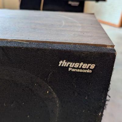 Panasonic thrusters speakers and stereo. 