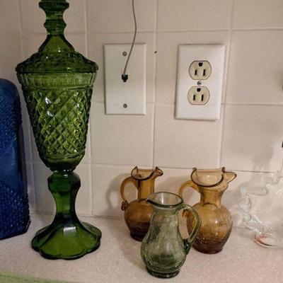 Mixed glass decor